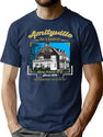 Amityville Bed Breakfast T-Shirt for Men & Women, T-Shirts Graphic Tee - Navy