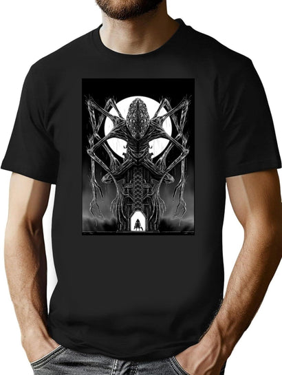 Amygdala Hunter Graphic T-Shirt for Men & Women, T-Shirts Graphic Tee - Black