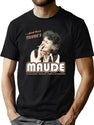 And Then There'S Maude Distressed Black T-Shirt - Green