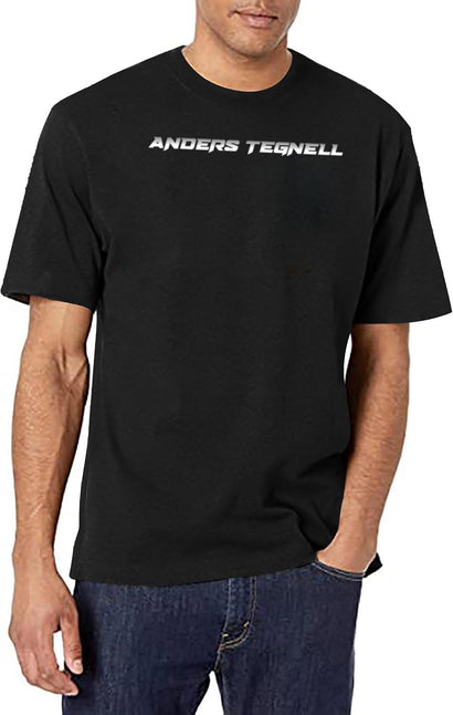 Anders Tegnell Action Hero Sweden (Text Only) T-Shirt for Men & Women, T-Shirts Graphic Tee - Black