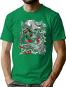 Angel Dust Demon Design - Hazbin Hotel Essential T-Shirt for Men & Women, T-Shirts Graphic Tee - Green