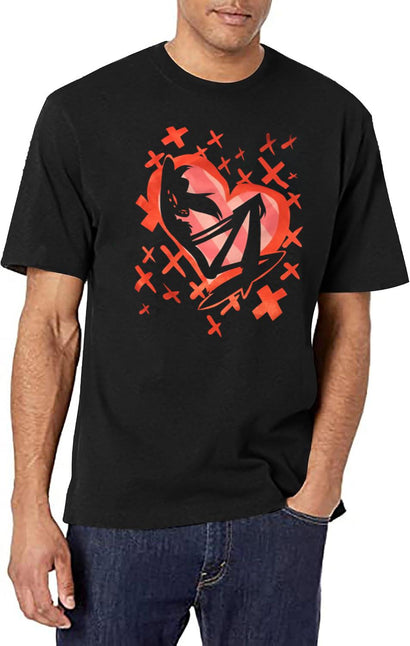 Angel Dust Valentines Day - Hazbin Hotel Premium Black T-Shirt - Black