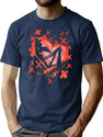 Angel Dust Valentines Day - Hazbin Hotel Premium Premium Heavyweight Cotton T-Shirt - Navy