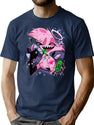 Angel Dusts Tricks and Treats Essential Premium Heavyweight Cotton T-Shirt - Navy