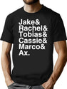 Animorphs Lineup List Black T-Shirt - Black