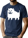 Annoying Dog - Undertale Premium Heavyweight Cotton T-Shirt - Navy