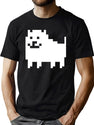 Annoying Dog - Undertale Black T-Shirt - Green
