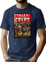Another Great Vintage Tales from The Crypt Comic Cover Art! Essential Premium Heavyweight Cotton T-Shirt - Navy