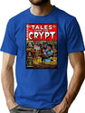 Another Great Vintage Tales from The Crypt Comic Cover Art! Essential Premium Heavyweight Cotton T-Shirt - Blue