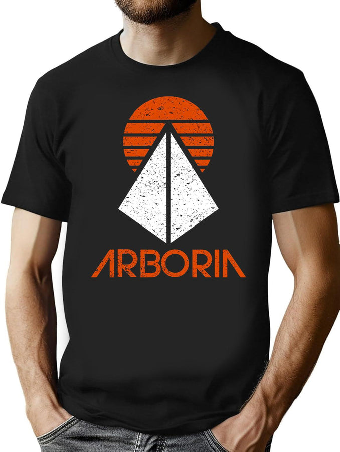 Arboria Institute (VintageDistressed) Classic Black T-Shirt - Black