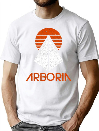 Arboria Institute (VintageDistressed) Classic Premium Heavyweight Cotton T-Shirt - Black