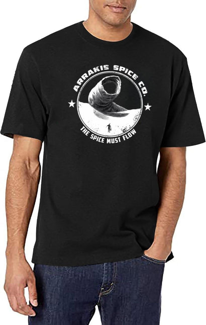 Arrakis Spice Company T-Shirt for Men & Women, T-Shirts Graphic Tee - Black