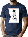 Art Book Art The Clown (Terrifier 2) T-Shirt for Men & Women, T-Shirts Graphic Tee - Navy