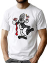 Art Crispies - Art The Clown (Digital Stained Glass) T-Shirt for Men & Women, T-Shirts Graphic Tee - White