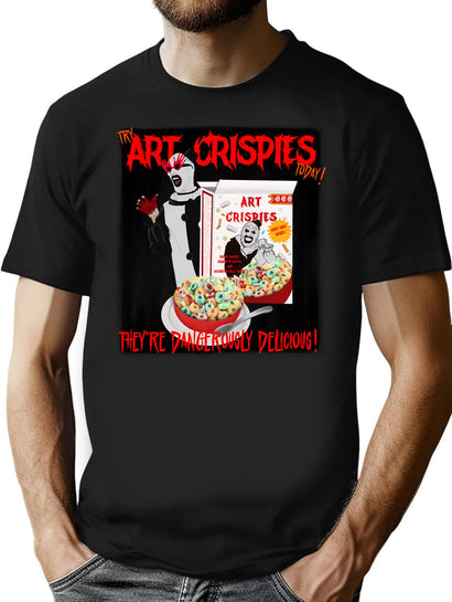 Art Crispies Art The Clown T-Shirt for Men & Women, T-Shirts Graphic Tee - Black