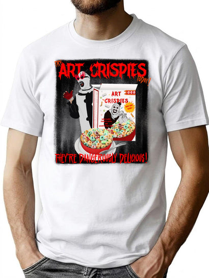 Art Crispies Art The Clown T-Shirt for Men & Women, T-Shirts Graphic Tee - Black
