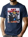 Art Crispies Scary Clown T-Shirt for Men & Women, T-Shirts Graphic Tee - Navy