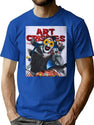 Art Crispies Scary Clown T-Shirt for Men & Women, T-Shirts Graphic Tee - Blue
