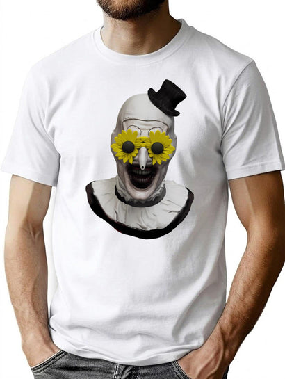 Art Evil Smile T-Shirt for Men & Women, T-Shirts Graphic Tee - Black