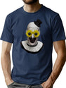 Art Evil Smile T-Shirt for Men & Women, T-Shirts Graphic Tee - Navy