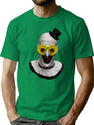 Art Evil Smile T-Shirt for Men & Women, T-Shirts Graphic Tee - Green