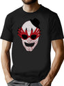 Art Red Glasses T-Shirt for Men & Women, T-Shirts Graphic Tee - Black