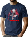 Art The C.Lown Scary Horror T-Shirt for Men & Women, T-Shirts Graphic Tee - Navy
