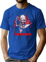 Art The C.Lown Scary Horror T-Shirt for Men & Women, T-Shirts Graphic Tee - Blue