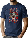 Art The Claus - 13 Different Animation Styles T-Shirt for Men & Women, T-Shirts Graphic Tee - Navy