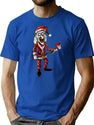 Art The Claus - Claymation Style T-Shirt for Men & Women, T-Shirts Graphic Tee - Blue