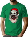Art The Claus - Horror Christmas Clown T-Shirt for Men & Women, T-Shirts Graphic Tee - Green