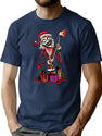 Art The Claus - Tim Burton Style T-Shirt for Men & Women, T-Shirts Graphic Tee - Navy