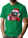 Art The Clown As Santa T-Shirt for Men & Women, T-Shirts Graphic Tee - Green