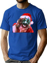 Art The Clown As Santa T-Shirt for Men & Women, T-Shirts Graphic Tee - Blue