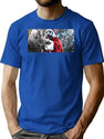 Art The Clown Christmas Terrifier 3 T-Shirt for Men & Women, T-Shirts Graphic Tee - Blue