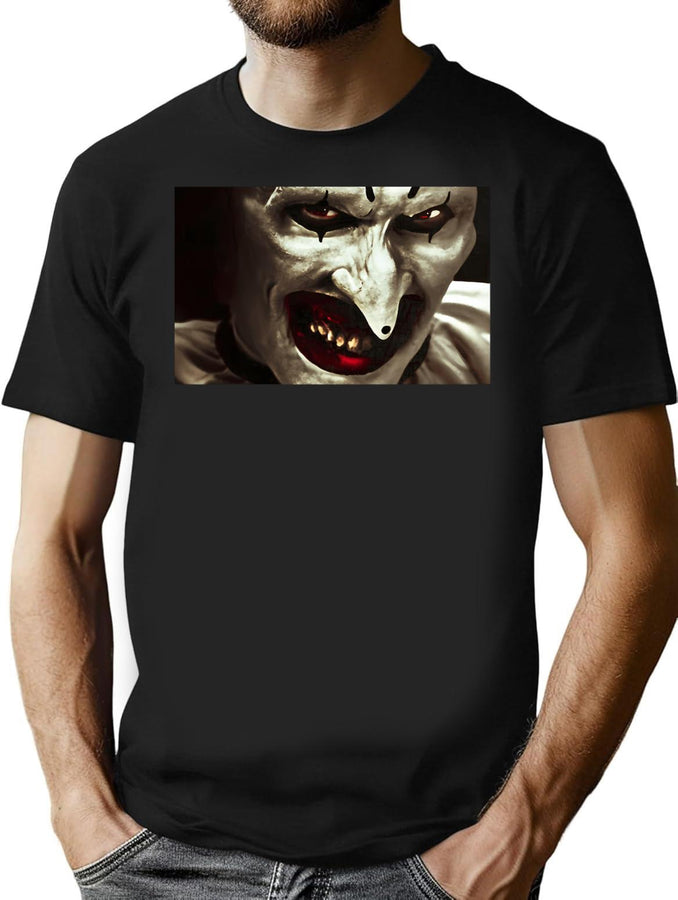 Art The Clown Grinning - Terrifier 2 T-Shirt for Men & Women, T-Shirts Graphic Tee - Black