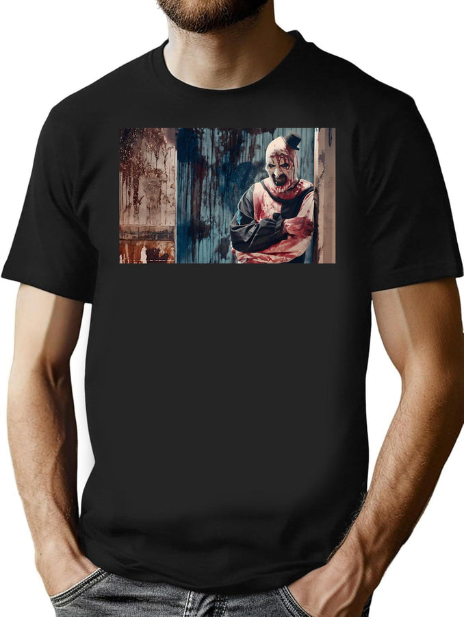 Art The Clown Grinning - Terrifier (3) T-Shirt for Men & Women, T-Shirts Graphic Tee - Black