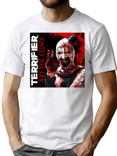 Art The Clown Halloween Horror T-Shirt for Men & Women, T-Shirts Graphic Tee - Black