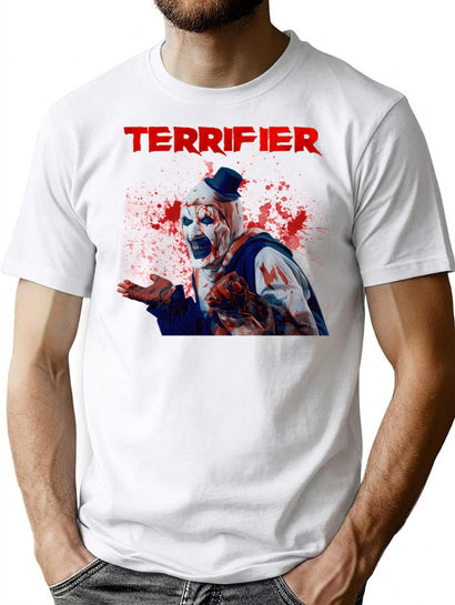 Art The Clown Horror Halloween T-Shirt for Men & Women, T-Shirts Graphic Tee - Black