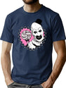 Art The Clown Lollipop (Dark Version) T-Shirt for Men & Women, T-Shirts Graphic Tee - Navy