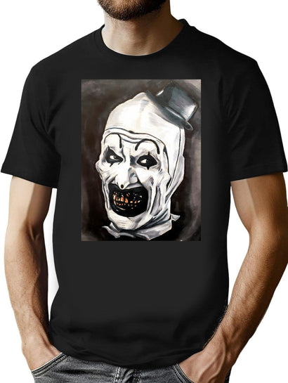 Art The Clown Of The Terrifier Premium T-Shirt for Men & Women, T-Shirts Graphic Tee - Black