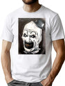 Art The Clown Of The Terrifier Premium T-Shirt for Men & Women, T-Shirts Graphic Tee - White