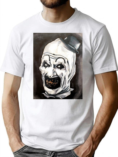 Art The Clown Of The Terrifier Premium T-Shirt for Men & Women, T-Shirts Graphic Tee - Black