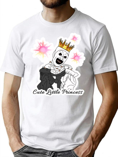 Art The Clown Princess T-Shirt for Men & Women, T-Shirts Graphic Tee - Black