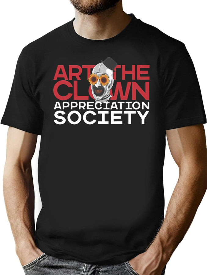 Art The Clown Society T-Shirt for Men & Women, T-Shirts Graphic Tee - Black