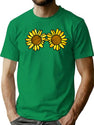 Art The Clown - Sunflower Sunglasses (Digital Stained Glass) T-Shirt for Men & Women, T-Shirts Graphic Tee - Green