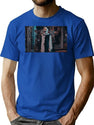 Art The Clown Sunglasses - Terrifier 2 Flower Sunglasses T-Shirt for Men & Women, T-Shirts Graphic Tee - Blue