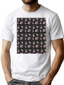 Art The Clown Terrifier 3 Christmas Pattern T-Shirt for Men & Women, T-Shirts Graphic Tee - White