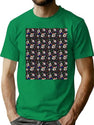 Art The Clown Terrifier 3 Christmas Pattern T-Shirt for Men & Women, T-Shirts Graphic Tee - Green
