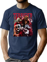 Art The Clown Terrifier Christmas T-Shirt for Men & Women, T-Shirts Graphic Tee - Navy
